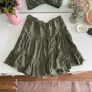 green princess polly skirt
